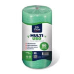 PANO MULTI PICOTADA LIFE CLEAN VERDE 28X30 50 PANOS