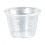 POTE TRANSPARENTE 250ML HAPPY PC C/50 TRANSPARENTE