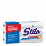 LENCOL HOSPITALAR NEUTRO STILO 50X50 C/06