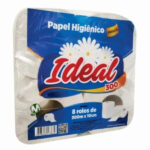 PAPEL HIGIENICO ROLAO IDEAL NEUTRO 8X300MT